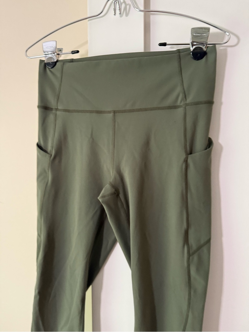 Fabletics PureLuxe High-Rise Leggings in Olive Green